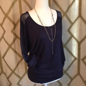 Plum 3/4 Sleeve Blouse